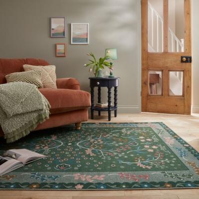 Dunelm Sabrina Floral Washable Rug