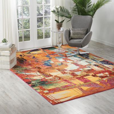 Dunelm Celestial Stained Glass MultiColoured Rug NA