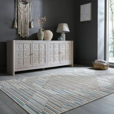 Dunelm Clementine Washable Abstract Rug