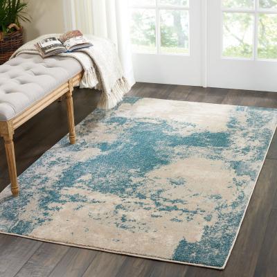 Dunelm Maxwell 13 Rug Blue/Multi-Coloured