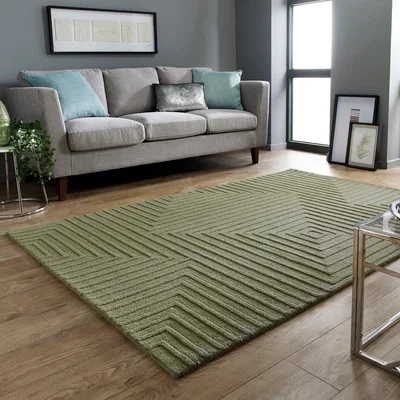 Dunelm Estela Rug Estela Green