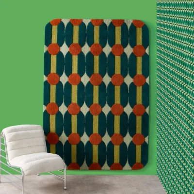 Dunelm Yinka Ilori Rhythm Wool Rug