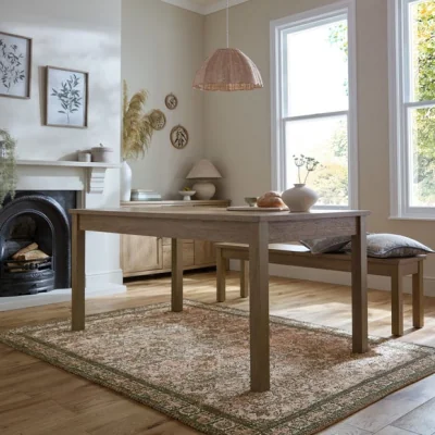 Dunelm Dua Vintage Jute Rug