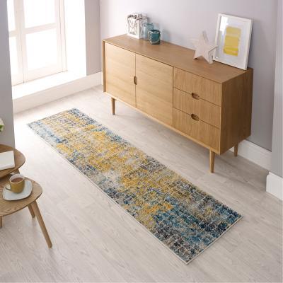 Dunelm Urban Abstract Runner Urban Abstract Blue