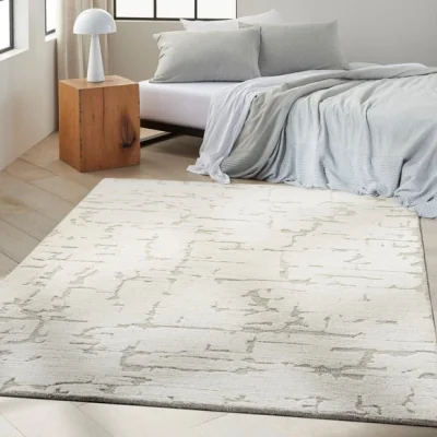 Dunelm Calvin Klein Sculptural Abstract Wool Rug