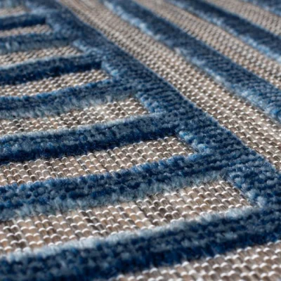 Dunelm Vigo Blocks Indoor Outdoor Rug