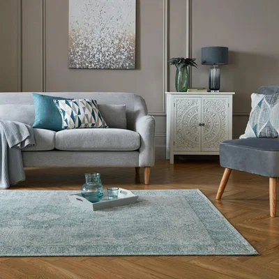 Dunelm Mila Traditional Rug Mila Lilypad