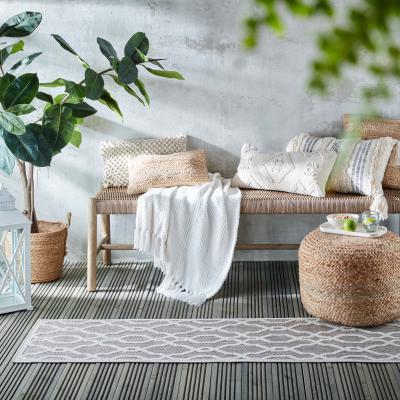 Dunelm Mendoza Indoor Outdoor Runner Natural (Cream)
