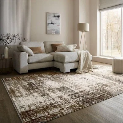 Dunelm Luka Abstract Rug