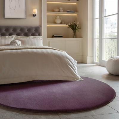 Dunelm Lumi Supersoft Luxe Sheen Round Rug