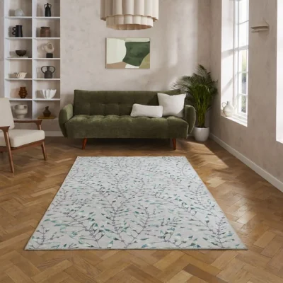 Dunelm Harlequin Chaconia Washable Rug