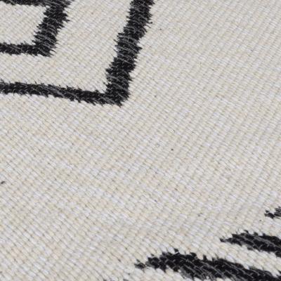 Dunelm Edie Recycled Rug Edie Black