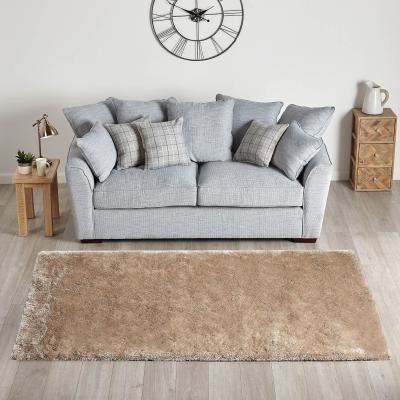 Dunelm Indulgence Shaggy Rug Natural