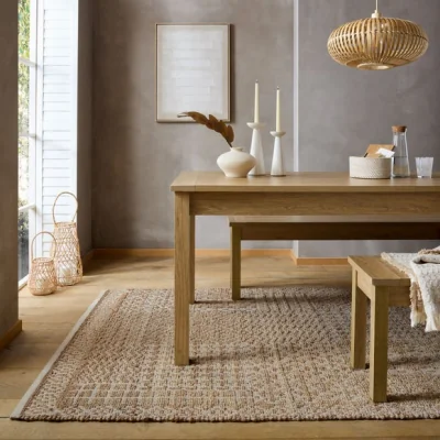 Dunelm Woven Jute Rug