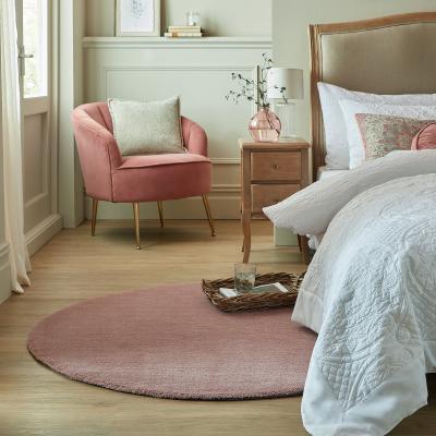 Dunelm Isla Round Rug Isla Blush