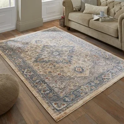 Dunelm Concept Looms Legacy Velvet Medallion IV Rug