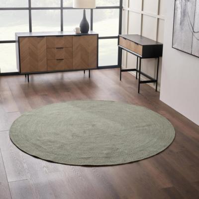 Dunelm Pacific Lifestyle Sage Tweed Design Rectangle Indoor Outdoor Rug