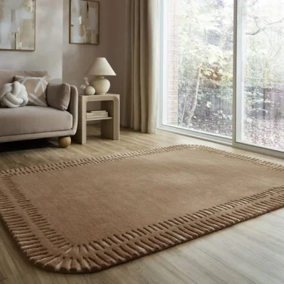 Dunelm Abel Border Wool Rug