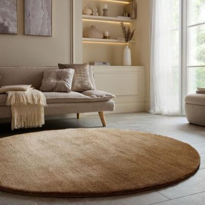 Dunelm Lumi Supersoft Luxe Sheen Round Rug