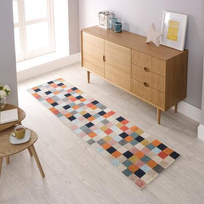 Dunelm Urban Squares Runner MultiColoured