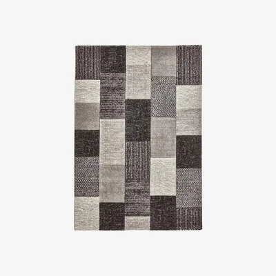 Dunelm Brooklyn 21830 Rug Black/Grey