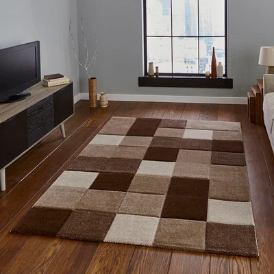 Dunelm Brooklyn 646 Rug Brown