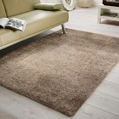 Dunelm Velvet Rug Natural