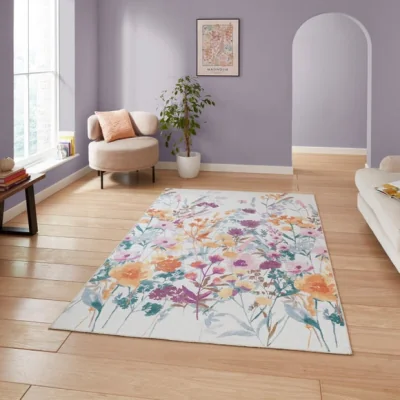 Dunelm Catherine Lansfield Country Floral Rug