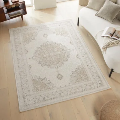 Dunelm Concept Looms Olivia Velvet Medallion Rug