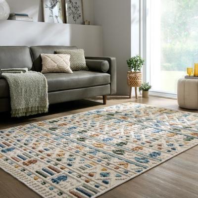 Dunelm Aiden Aztec Washable Rug