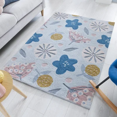 Dunelm Scandi Rug Scandi Grey Multi