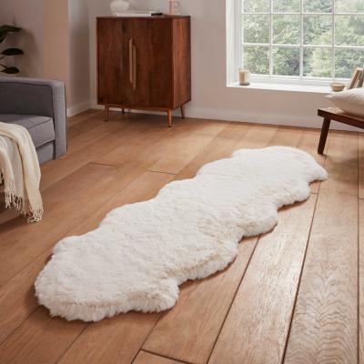 Dunelm Super Teddy Sheepskin Rug White