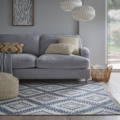 Dunelm Alix Recycled Rug Alix Navy