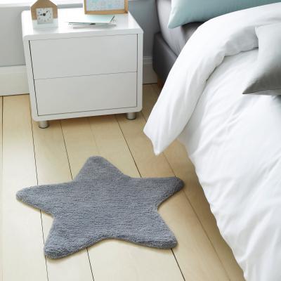 Dunelm Grey Star Rug Grey
