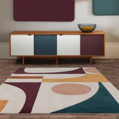 Dunelm Asiatic Reef Connect Wool Rug
