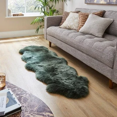 Dunelm Double Pelt Sheepskin Rug