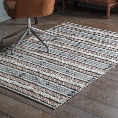 Dunelm Linza Camel Rug Camel