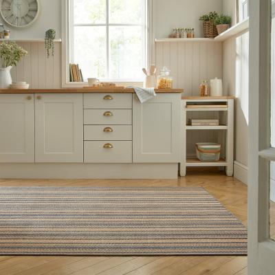 Dunelm Churchgate Drayton Grey Striped Jute Rug Churchgate Drayton Grey