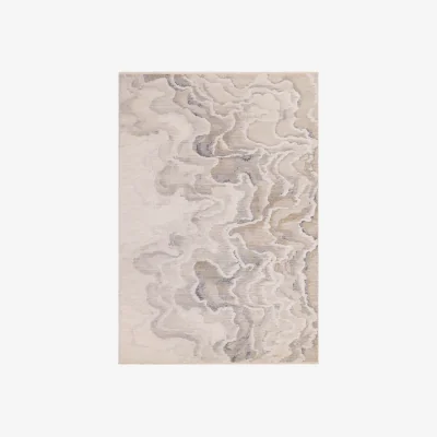 Danetti Eden soft silver textured small rug