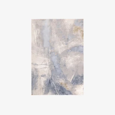 Danetti Sienna blue grey textured large rug