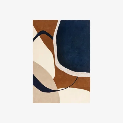 Danetti Neo navy textured medium rug