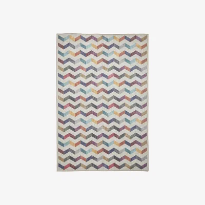 Furniture Village Pulito Washable Rug - 152cm-x-230cm - Multicoloured