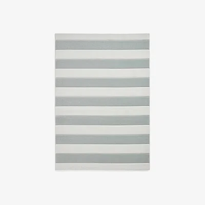 Furniture Village Catherine Lansfield Cove Stripe Rug - 80cm-x-150cm - Sage
