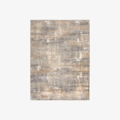 Furniture Village Calvin Klein Rush Grey Beige Rug - 100cm-x-152cm