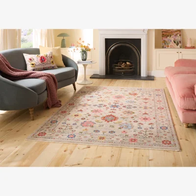 Furniture Village Kalina Rug - 120cm-x-170cm - Silver