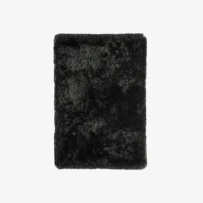 Furniture Village Plush Rug - 140-x-200 - Black