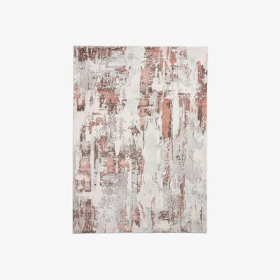 Furniture Village Akio Rug - 120cm-x-170cm - Grey Rose