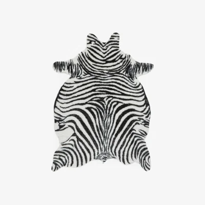 Furniture Village Faux Fur Zebra Rug - 150cm-x-200cm