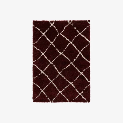 Furniture Village Asta Rug - 160cm-x-230cm - Red