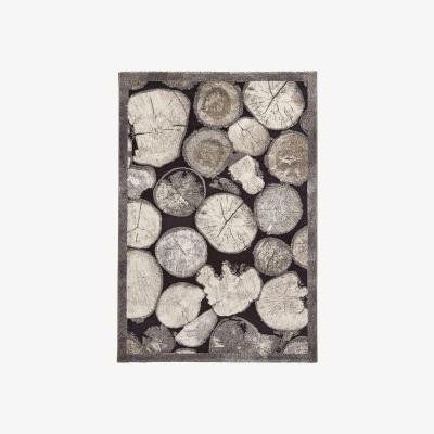 Furniture Village Woody Small Wood Logs Pattern Rug - 120cm-x-170cm - Pattern